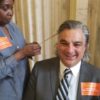 Rhode Island lawmakers - female and male - experienced first-hand the safety and fun of natural hair braiding at a cultural exhibition yesterday at the State House.