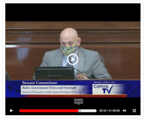Senate Oversight Committee Hearing on Executive Powers